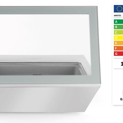 Arktic Eiscreme-Display-Gefrierschrank – 230 V / 210 W – 735 × 867 × 373 mm – weitere Produktansicht