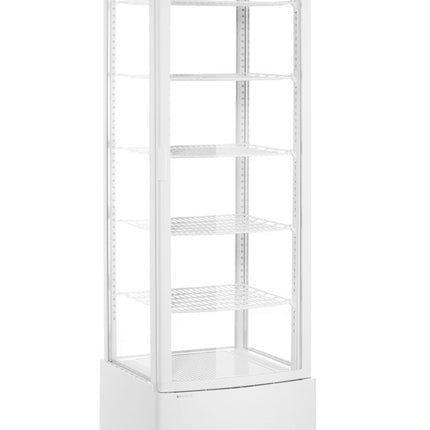 Arktic Kühlvitrine 270 Liter – Weiß – 230 V / 290 W – 520 × 550 × 1870 mm – weitere Produktansicht