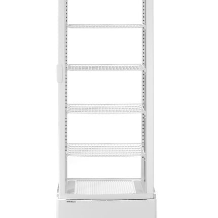 Arktic Kühlvitrine 270 Liter – Weiß – 230 V / 290 W – 520 × 550 × 1870 mm – weitere Produktansicht