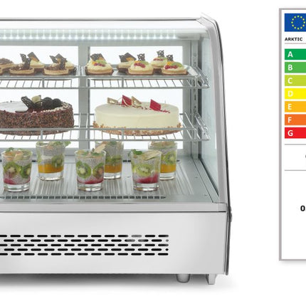 Arktic Aufsatz-Kühlvitrine – 230 V / 160 W – 570 × 707 × 680 mm – weitere Produktansicht