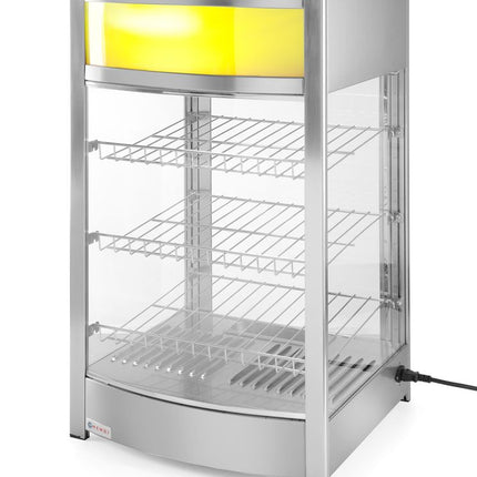 HENDI Warmhaltevitrine – 97 Liter – 230 V / 800 W – 460 × 467 × 785 mm – Produktansicht