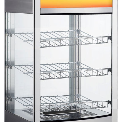 HENDI Warmhaltevitrine – 97 Liter – 230 V / 800 W – 460 × 467 × 785 mm – weitere Produktansicht