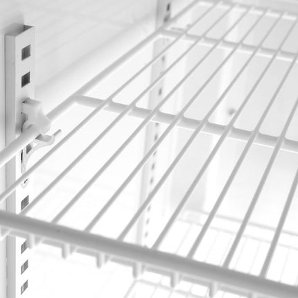 Arktic Eintüriger Kühlschrank mit hinterer Bar und hinterleuchteter Blende – 254 l – Schwarz – 230 V / 250 W – 578 × 605 × 1980 mm – weitere Produktansicht