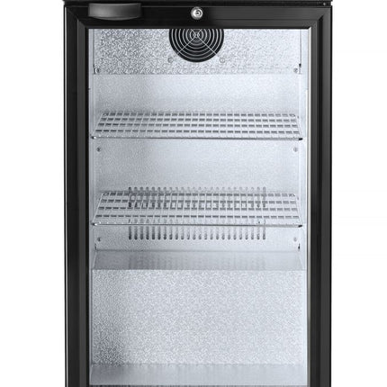 Arktic Kühlschrank hinten mit einer Tür – 86 l – Schwarz – 230 V / 120 W – 500 × 530 × 865 mm – Produktansicht