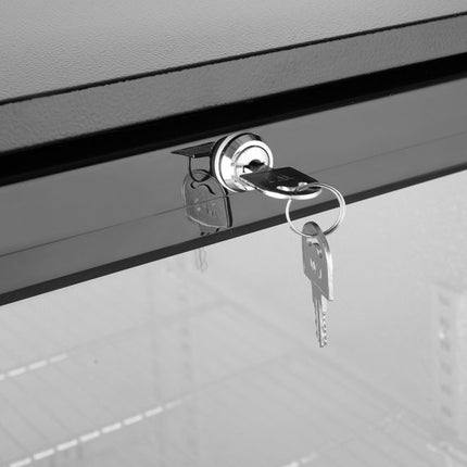 Arktic Kühlschrank hinten mit einer Tür – 86 l – Schwarz – 230 V / 120 W – 500 × 530 × 865 mm – weitere Produktansicht