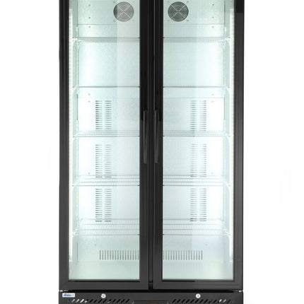 Arktic Kühlschrank mit doppelter Tür auf der Rückseite – 384 l – Schwarz – 230 V / 365 W – 940 × 635 × 1983 mm – weitere Produktansicht