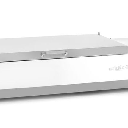 Arktic Aufsatz-Kühlvitrine Gastronorm 1 / 3 – 4x GN 1 / 3 – GN 1 / 3 – 24 l – 230 V / 180 W – 420 × 1205 × 630 mm – weitere Produktansicht