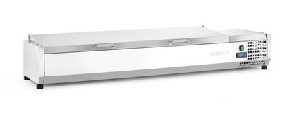 Arktic Aufsatz-Kühlvitrine Gastronorm 1 / 3 – 7x GN 1 / 3 – GN 1 / 3 – 42 l – 230 V / 180 W – 420 × 1605 × 630 mm – weitere Produktansicht