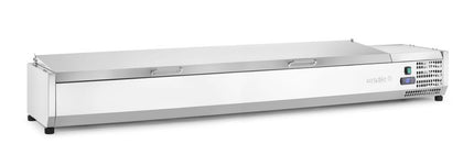 Arktic Aufsatz-Kühlvitrine Gastronorm 1 / 3 – 9x GN 1 / 3 – GN 1 / 3 – 54 l – 230 V / 180 W – 420 × 2005 × 630 mm – weitere Produktansicht