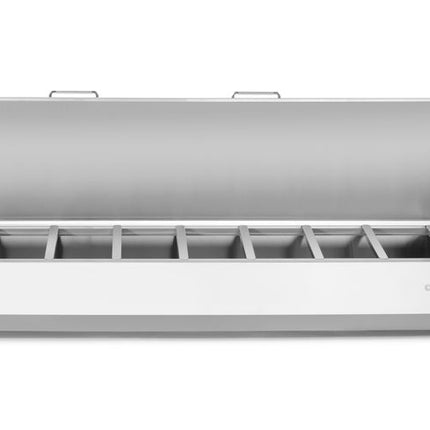 Arktic Aufsatz-Kühlvitrine Gastronorm 1 / 3 – 9x GN 1 / 3 – GN 1 / 3 – 54 l – 230 V / 180 W – 420 × 2005 × 630 mm – weitere Produktansicht