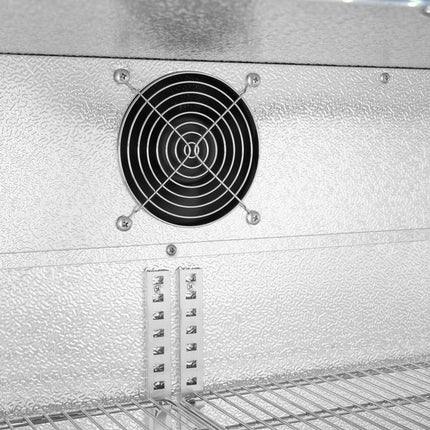 Arktic Kühlschrank mit doppelter Tür auf der Rückseite – 158 l – Schwarz – 230 V / 160 W – 900 × 530 × 865 mm – weitere Produktansicht