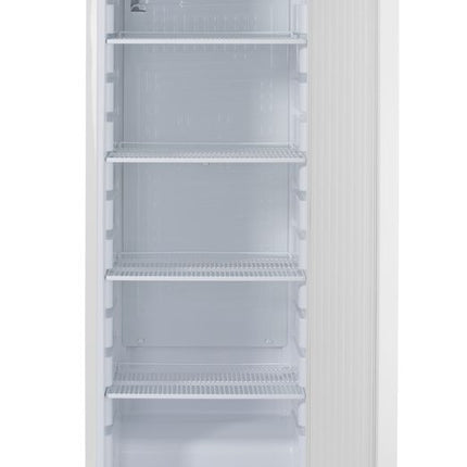 Arktic Kühlschrank in weiß lackiertem Stahlgehäuse – 260 l – 230 V / 170 W – 639 × 600 × H 1875 mm – Detailansicht