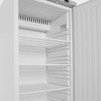 Arktic Kühlschrank in weiß lackiertem Stahlgehäuse – Budget Line – 455 l – 230 V / 140 W – 744 × 775 × H 1900 mm – Detailansicht 3