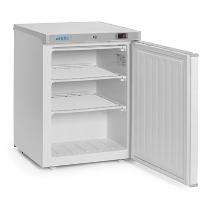 Arktic Gefrierschrank in weiß lackiertem Stahlgehäuse – Budget Line – 100 l – 230 V / 130 W – 637 × 600 × H 835 mm – Detailansicht 2