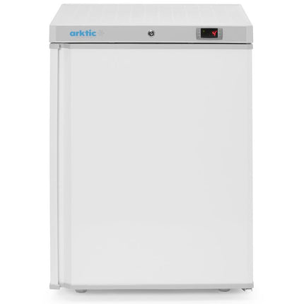 Arktic Gefrierschrank in weiß lackiertem Stahlgehäuse – Budget Line – 100 l – 230 V / 130 W – 637 × 600 × H 835 mm – Produktansicht