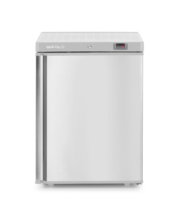 Arktic Gefrierschrank in Edelstahlgehäuse Budget Line – 100 l – 230 V / 130 W – 637 × 600 × H 835 mm – Produktansicht