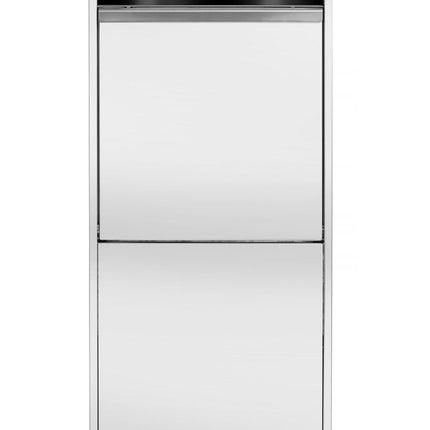 HENDI Geschirrspüler 50 × 60 für Tabletts und Töpfe – elektronisch gesteuert – mit Waschmitteldosiersystem und Ablaufpumpe – Kitchen Line – 400 V / 7100 W – 595 × 777 × 1335 mm – P