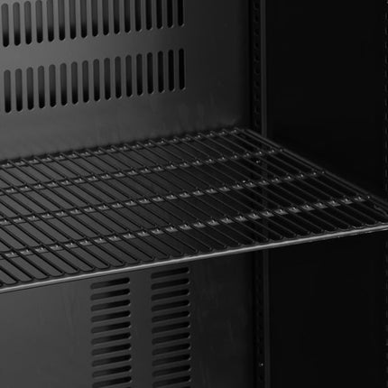 Arktic Bar-Kühlschrank mit einer Tür – 243 l – 230 V / 195 W – Schwarz – 530 × 600 × H 1820 mm – Detailansicht
