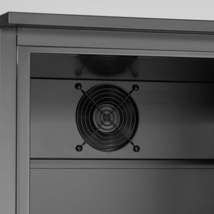 Arktic Bar-Kühlschrank mit einer Tür – 243 l – 230 V / 195 W – Schwarz – 530 × 600 × H 1820 mm – Detailansicht 2