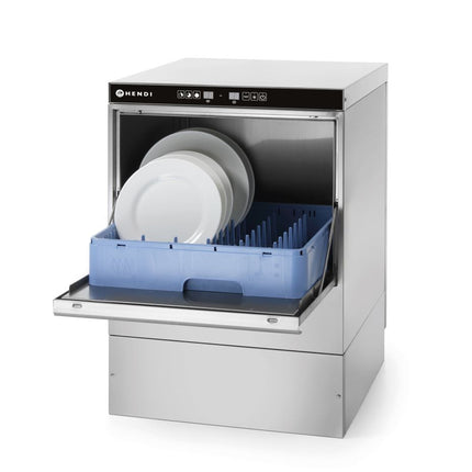HENDI Geschirrspüler 50 × 50 - elektronische Steuerung – Kitchen Line – 230 V / 3600 W – 570 × 600 × 830 mm – Produktansicht