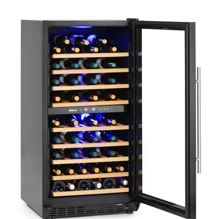 Arktic Weinkühlschrank – 2 Zonen – 72 Flaschen – 232 l – 230 V / 110 W – 595 × 675 × 1215 mm – weitere Produktansicht