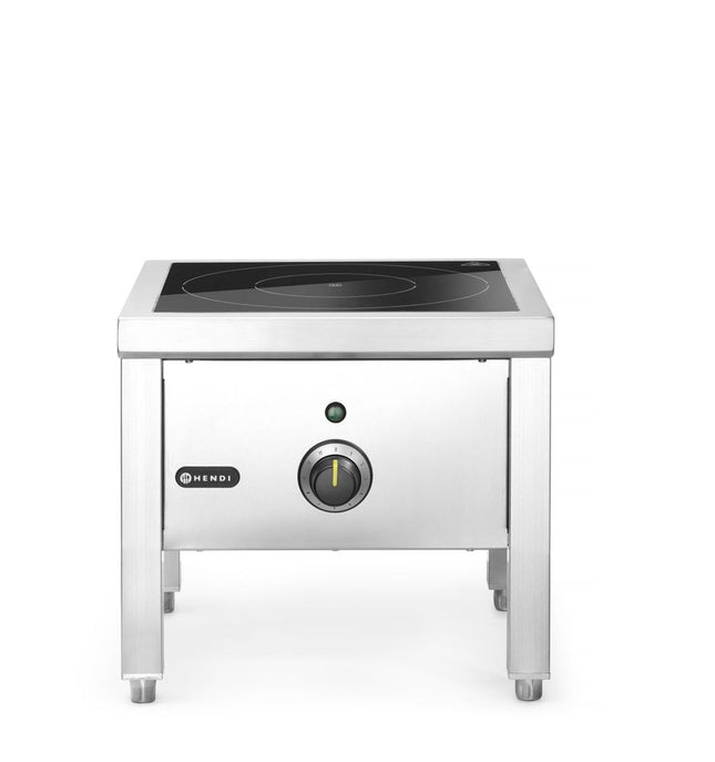 HENDI Hockerkocher – Induktion – 400 V / 5000 W – 422 × 400 × 366 mm – Produktansicht