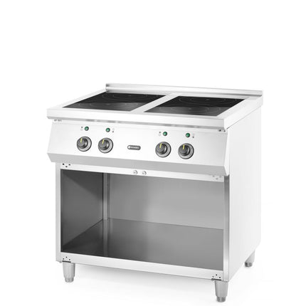 HENDI Induktionsherd – 4 Kochfelder – 400 V / 17000 W – 800 × 720 × 854 mm – weitere Produktansicht