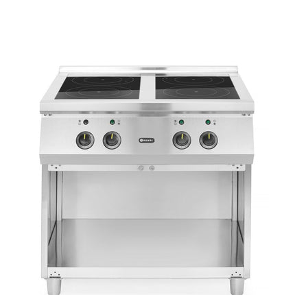 HENDI Induktionsherd – 4 Kochfelder – 400 V / 17000 W – 800 × 720 × 854 mm – Produktansicht
