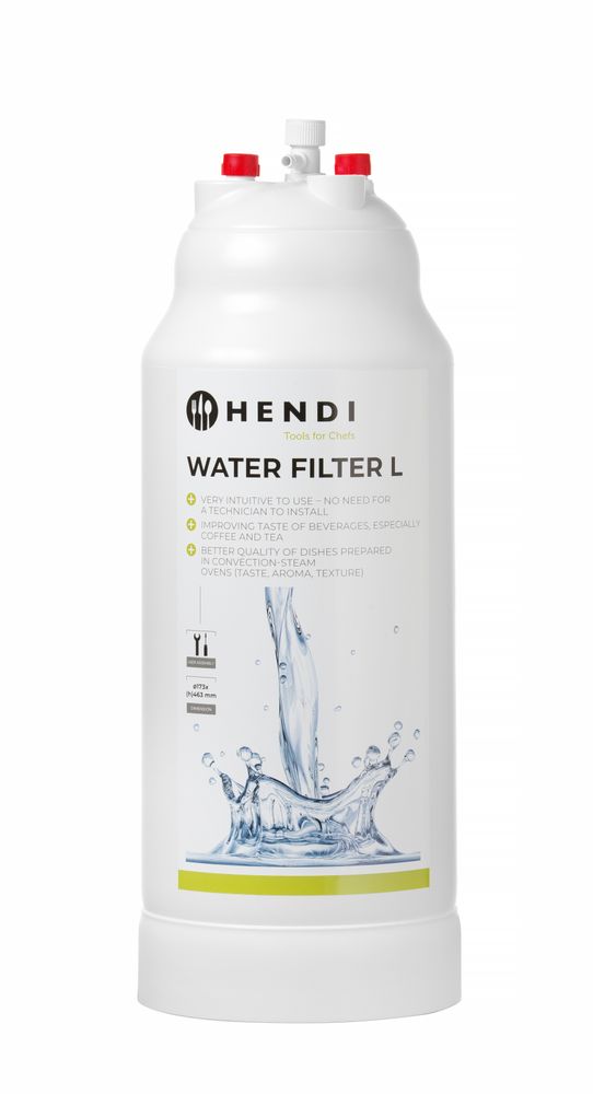 HENDI Wasserfilter XL – Ø 173 × H 463 mm – Produktansicht