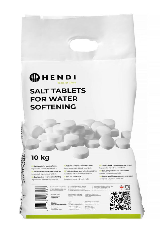 HENDI Salztabletten zur Wasserenthärtung – 10 kg – Produktansicht