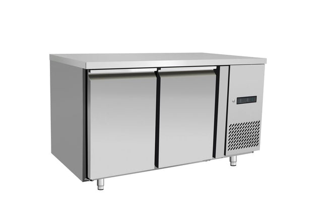 Arktic Kühltisch –  zweitürig Profi Line 280 L – 215 l – 230 V / 250 W – 700 × 1350 × H 839 mm – Produktansicht