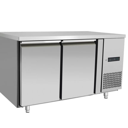 Arktic Tiefkühltisch –  zweitürig Profi Line 280 L – 215 l – 230 V / 600 W – 700 × 1360 × H 839 mm – Produktansicht