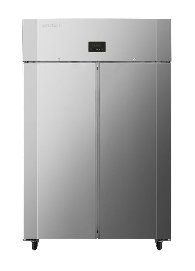 Arktic Gefrierschrank – Profi Line PLUS – 860 l – 230 V / 750 W – Silber – 1374 × 830 × H 1940 mm  – Produktansicht