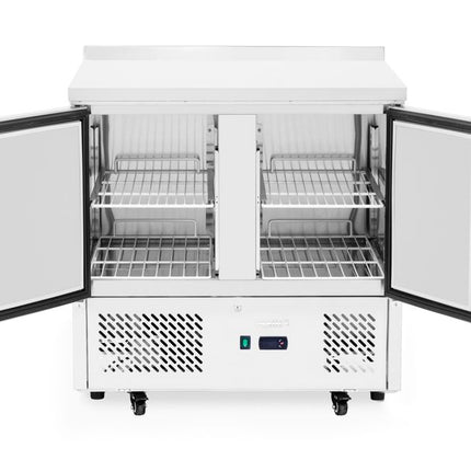 Arktic Kühltisch –  2 Türen – 169 l – 230 V / 220 W – Silber – 900 × 700 × H 908 mm  – Weitere Produktansicht