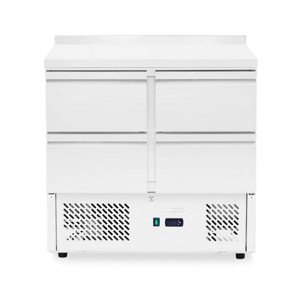 Arktic Kühltheke –  4 Schubladen – 97 l – 230 V / 220 W – Silber – 900 × 700 × H 908 mm  – Produktansicht