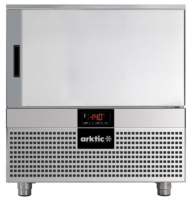 Arktic Schockfroster – 230 V / 1380 W – Silber – 800 × 730 × H 875 mm  – Produktansicht