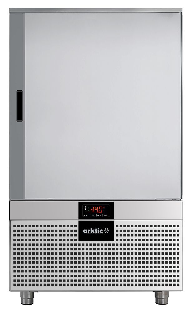 Arktic Schockfroster – 230 V / 2530 W – Silber – 730 × 800 × H 1357 mm  – Produktansicht