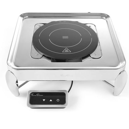 Fine Dine Induktionsheizplatte 800 W – Schwarz – 230 V / 800 W – Ø 245 × H 80 mm – weitere Produktansicht