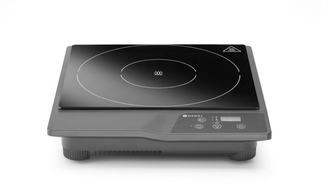 HENDI Induktionskocher Modell 1800 – Kitchen Line – 230 V / 1800 W – 319 × 355 × 67 mm – Produktansicht