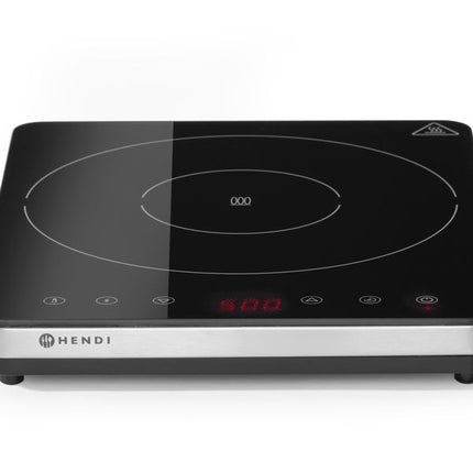 HENDI Induktionskocher Modell 2000 – Kitchen Line – 230 V / 2000 W – 295 × 400 × 42 mm – Produktansicht