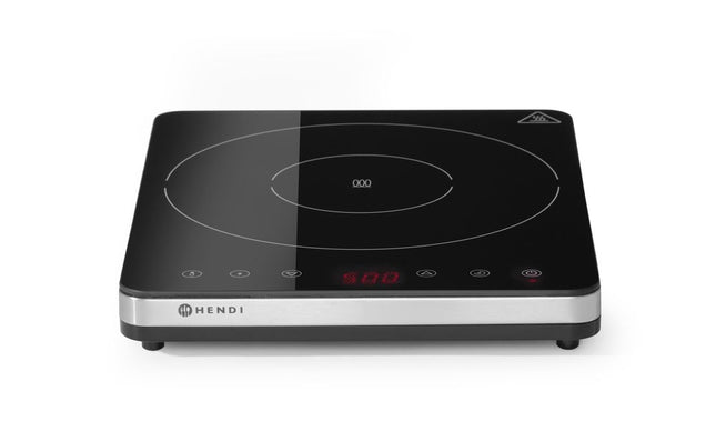 HENDI Induktionskocher Modell 2000 – Kitchen Line – 230 V / 2000 W – 295 × 400 × 42 mm – Produktansicht