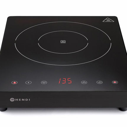 HENDI Induktionskocher 2000 W – Kitchen Line – 230 V / 2000 W – 297 × 411 × 57 mm – Produktansicht