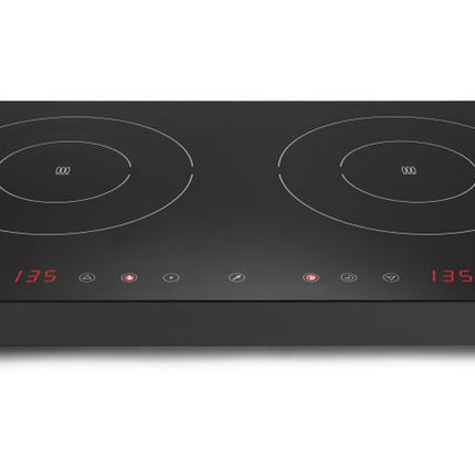 HENDI Induktionskocher doppelt – Kitchen Line – 230 V / 3500 W – 608 × 405 × 54 mm – weitere Produktansicht