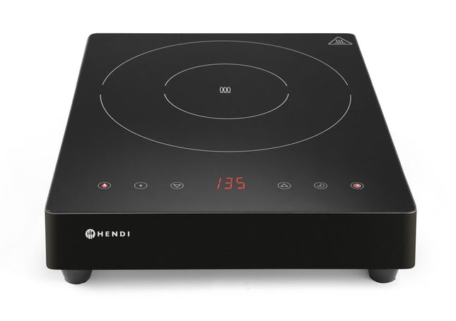 HENDI Induktionskocher 3500 W – Kitchen Line – 230 V / 3500 W – 339 × 444 × 80 mm – Produktansicht
