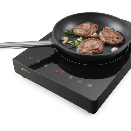 HENDI Induktionskocher 3500 W – Kitchen Line – 230 V / 3500 W – 339 × 444 × 80 mm – weitere Produktansicht