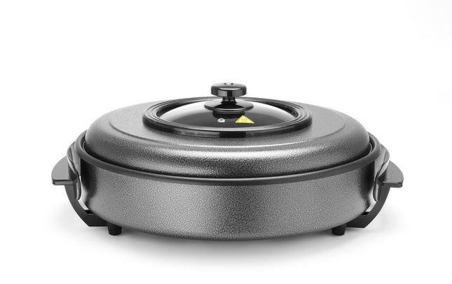 HENDI Partypfanne – Innentopf 400 × 50 mm – 230 V / 1400 W – Ø 400 × H 190 mm – Produktansicht