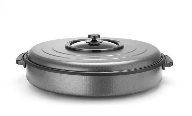 HENDI Partypfanne – Innentopf 550 × 60 mm – 230 V / 1600 W – Ø 620 × H 170 mm – Produktansicht