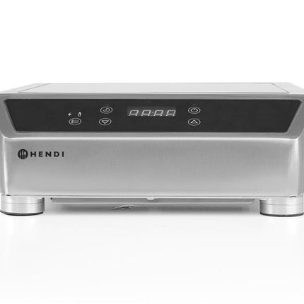 HENDI Induktionskochfeld 3500 D – Profi Line – 230 V / 3500 W – 342 × 431 × 116 mm – weitere Produktansicht