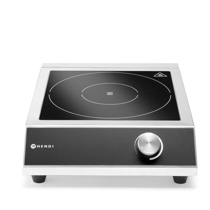 HENDI Induktionskocher Modell 3500 M – Profi Line – 230 V / 3500 W – 329 × 435 × 106 mm – Produktansicht