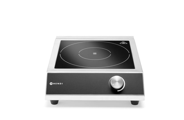 HENDI Induktionskocher Modell 3500 M – Profi Line – 230 V / 3500 W – 329 × 435 × 106 mm – Produktansicht